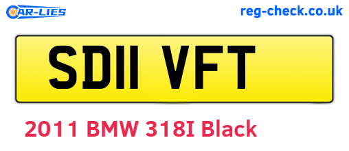 SD11VFT are the vehicle registration plates.