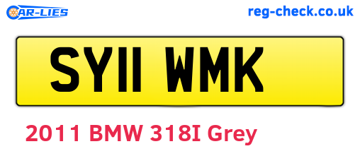 SY11WMK are the vehicle registration plates.