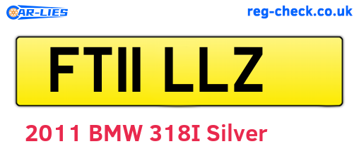 FT11LLZ are the vehicle registration plates.