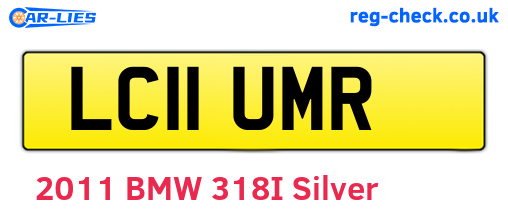 LC11UMR are the vehicle registration plates.