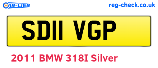 SD11VGP are the vehicle registration plates.