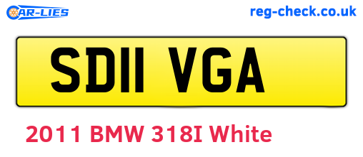 SD11VGA are the vehicle registration plates.