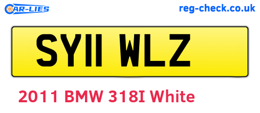 SY11WLZ are the vehicle registration plates.
