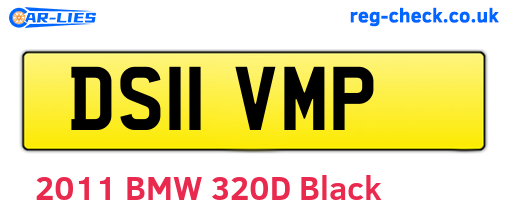 DS11VMP are the vehicle registration plates.