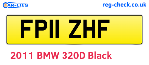 FP11ZHF are the vehicle registration plates.