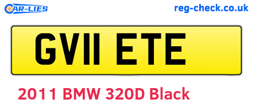 GV11ETE are the vehicle registration plates.