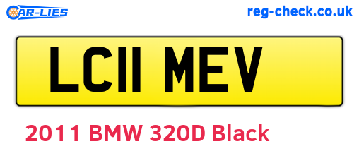 LC11MEV are the vehicle registration plates.