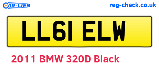 LL61ELW are the vehicle registration plates.