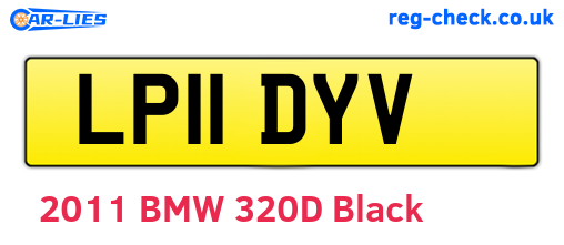 LP11DYV are the vehicle registration plates.