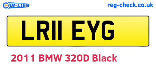 LR11EYG are the vehicle registration plates.