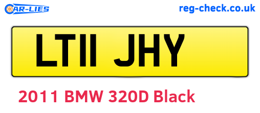 LT11JHY are the vehicle registration plates.