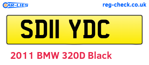 SD11YDC are the vehicle registration plates.