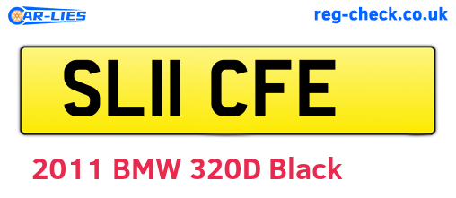 SL11CFE are the vehicle registration plates.