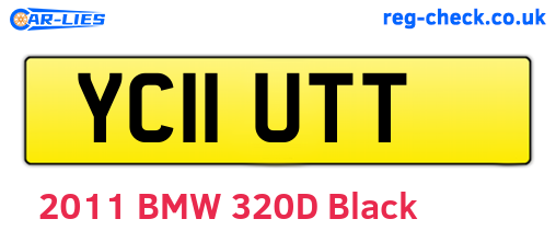 YC11UTT are the vehicle registration plates.