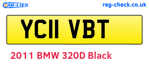 YC11VBT are the vehicle registration plates.