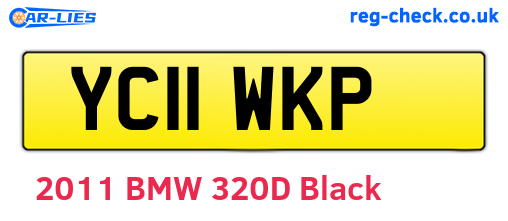 YC11WKP are the vehicle registration plates.
