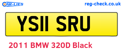 YS11SRU are the vehicle registration plates.