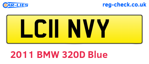 LC11NVY are the vehicle registration plates.