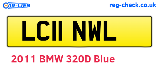 LC11NWL are the vehicle registration plates.