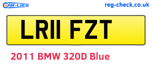 LR11FZT are the vehicle registration plates.