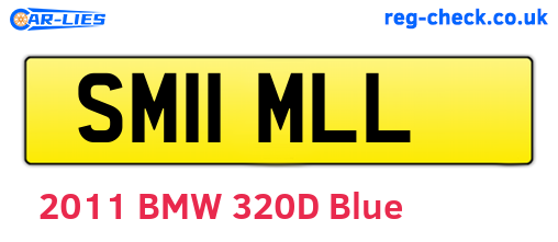 SM11MLL are the vehicle registration plates.