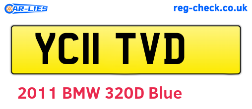 YC11TVD are the vehicle registration plates.