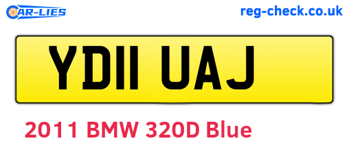 YD11UAJ are the vehicle registration plates.