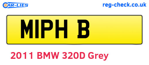M1PHB are the vehicle registration plates.