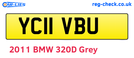 YC11VBU are the vehicle registration plates.
