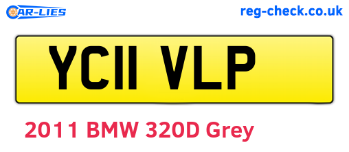 YC11VLP are the vehicle registration plates.