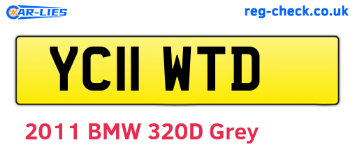 YC11WTD are the vehicle registration plates.