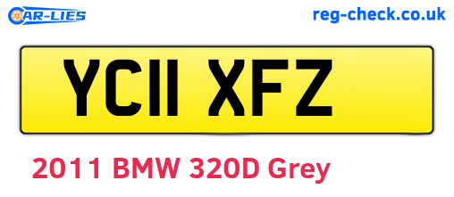 YC11XFZ are the vehicle registration plates.