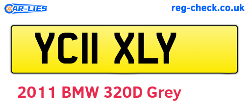 YC11XLY are the vehicle registration plates.