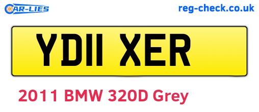 YD11XER are the vehicle registration plates.