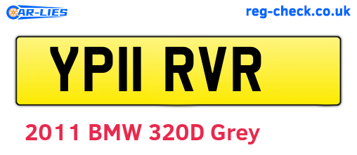 YP11RVR are the vehicle registration plates.