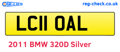 LC11OAL are the vehicle registration plates.