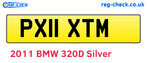PX11XTM are the vehicle registration plates.