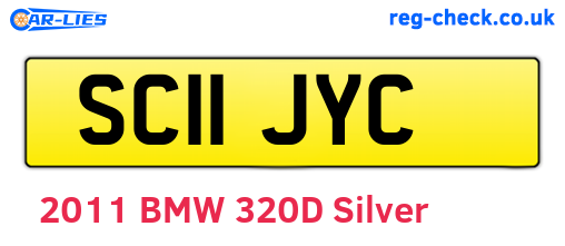 SC11JYC are the vehicle registration plates.