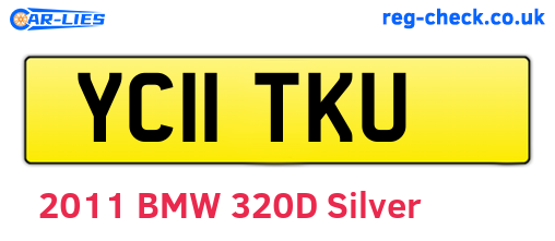 YC11TKU are the vehicle registration plates.