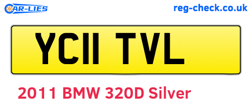 YC11TVL are the vehicle registration plates.