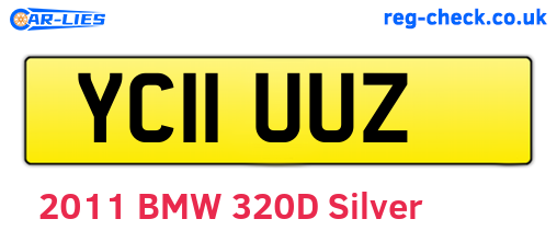 YC11UUZ are the vehicle registration plates.