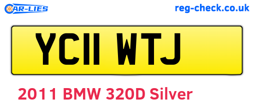 YC11WTJ are the vehicle registration plates.
