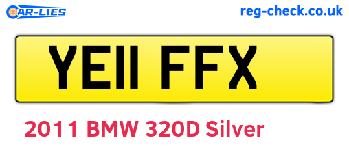 YE11FFX are the vehicle registration plates.