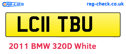 LC11TBU are the vehicle registration plates.