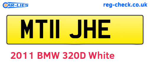 MT11JHE are the vehicle registration plates.