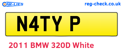 N4TYP are the vehicle registration plates.