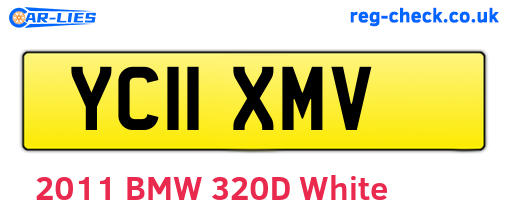 YC11XMV are the vehicle registration plates.