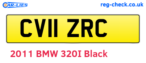 CV11ZRC are the vehicle registration plates.