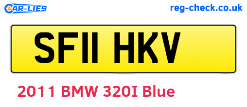 SF11HKV are the vehicle registration plates.