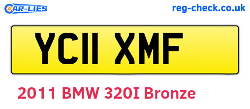 YC11XMF are the vehicle registration plates.
